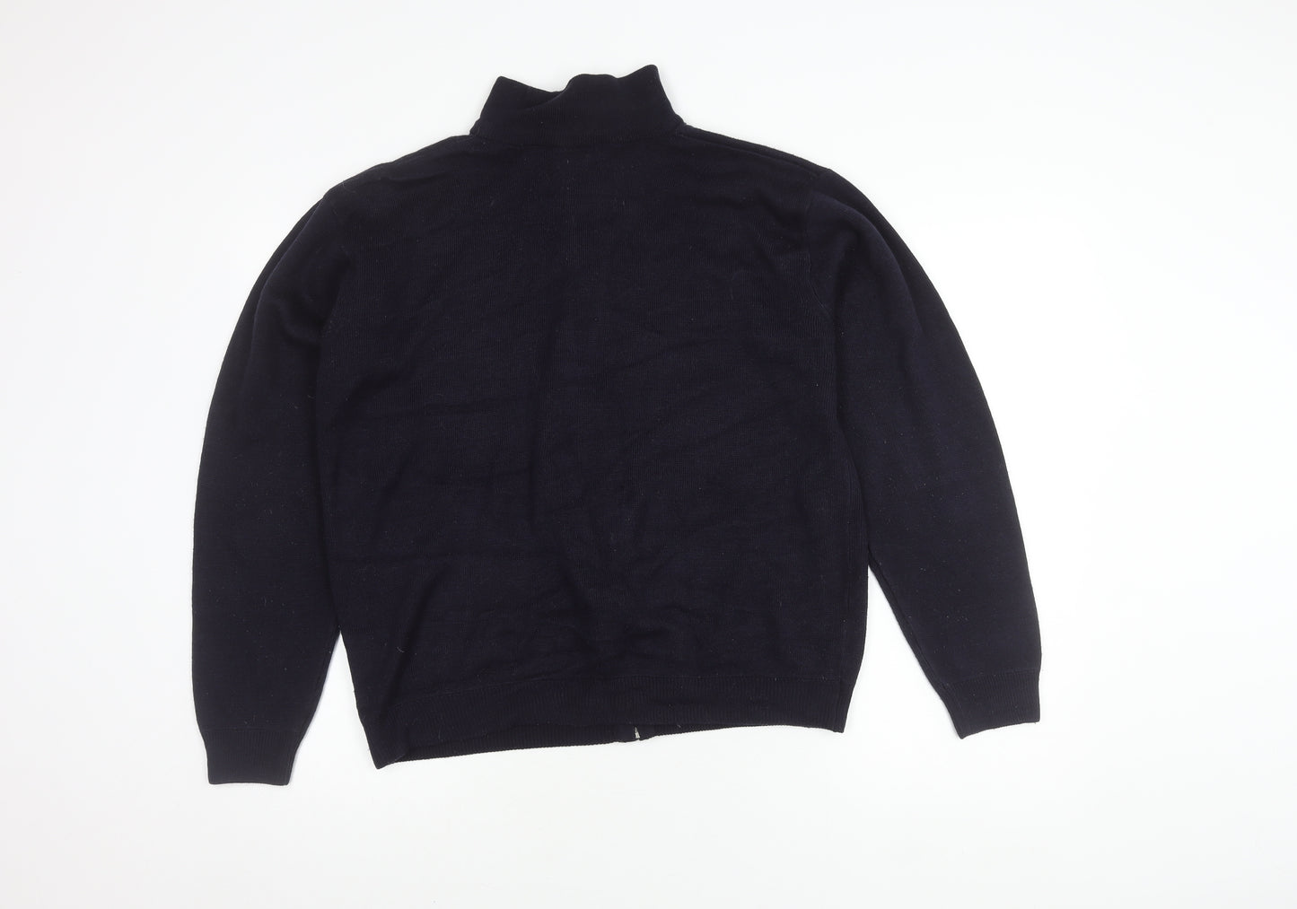 Cutting Edge Men's Blue Full Zip Jumper M