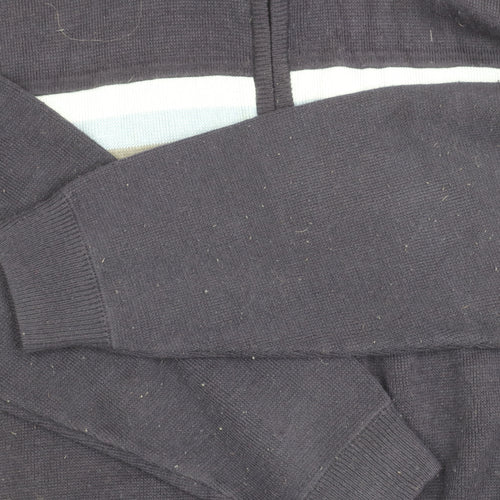 Cutting Edge Men's Blue Full Zip Jumper M