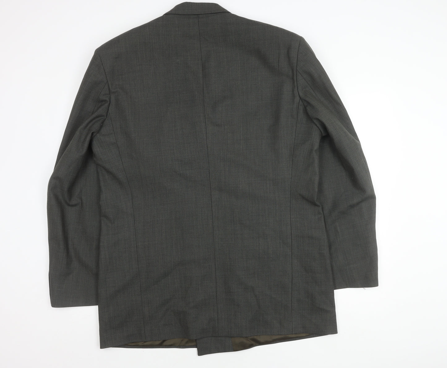 Marks and Spencer Men's Green 44 Long Wool Blazer