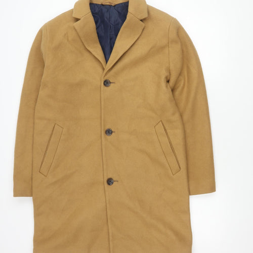 Old Navy Women's Beige Wool Blend Classic Coat