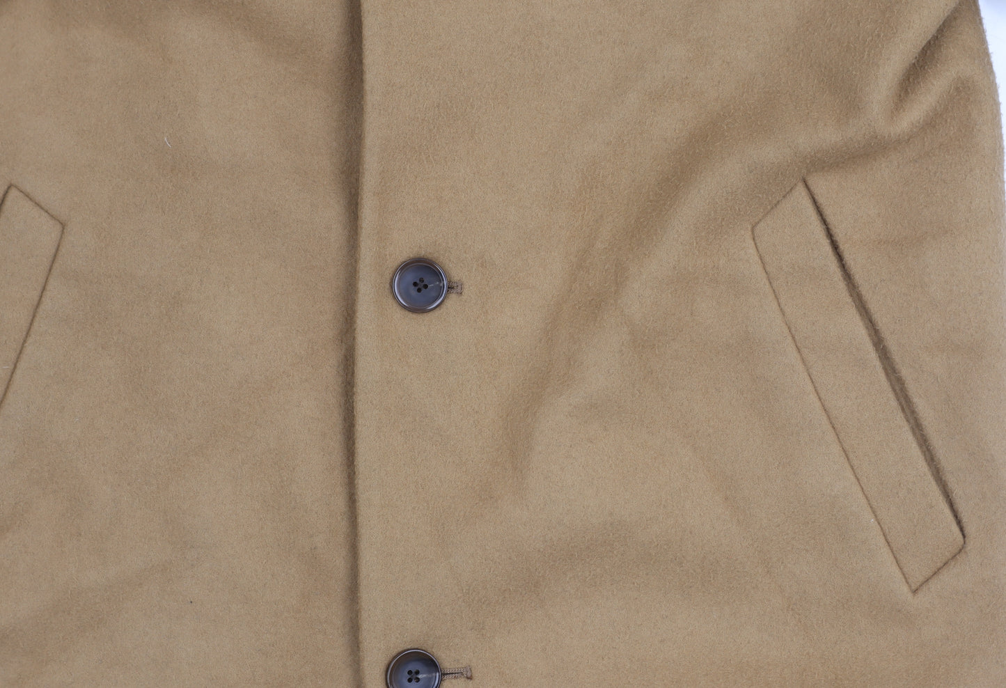 Old Navy Women's Beige Wool Blend Classic Coat
