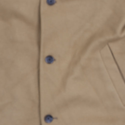 Old Navy Women's Beige Wool Blend Classic Coat
