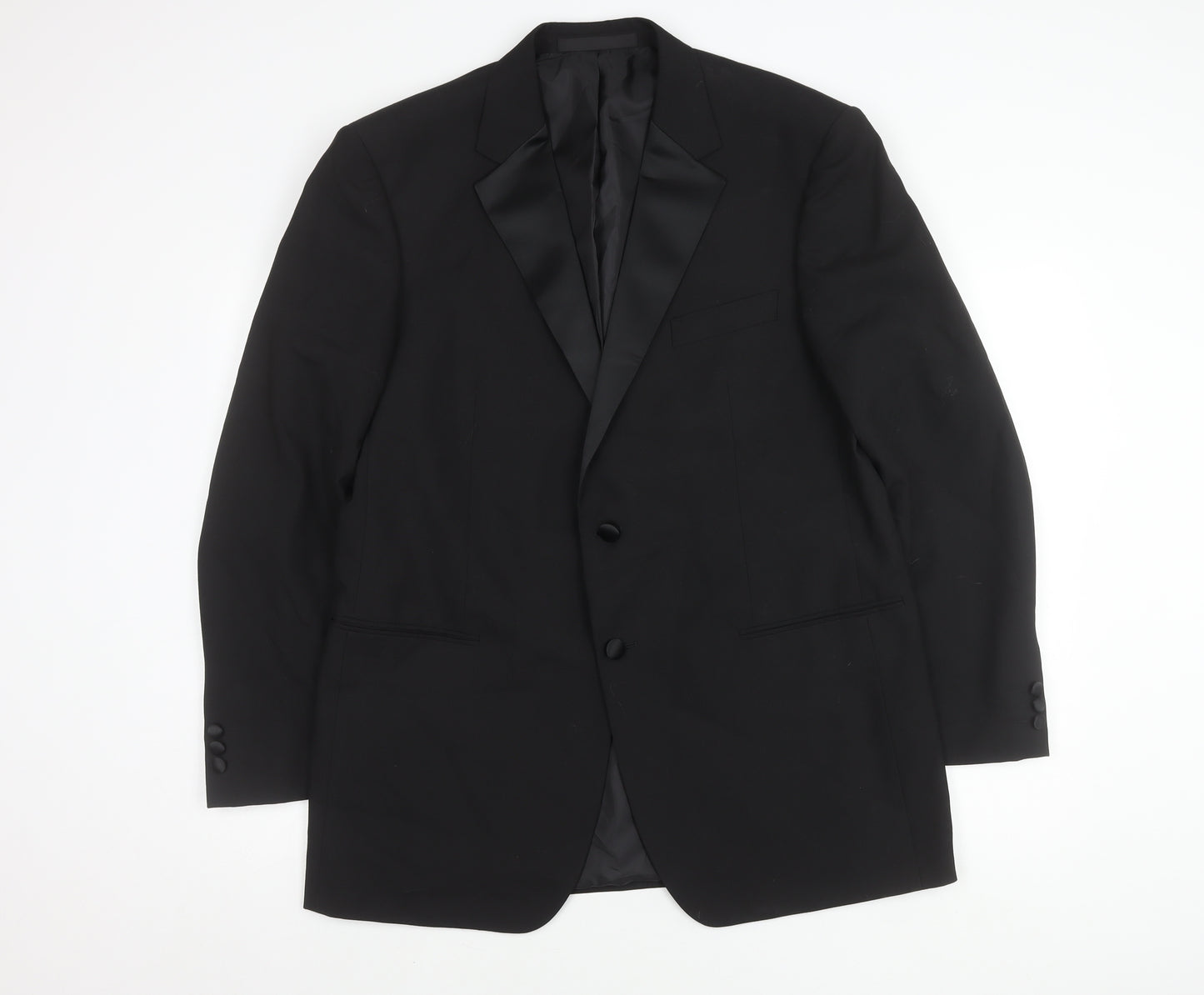 Marks and Spencer Men's Black Long Suit Jacket 42L