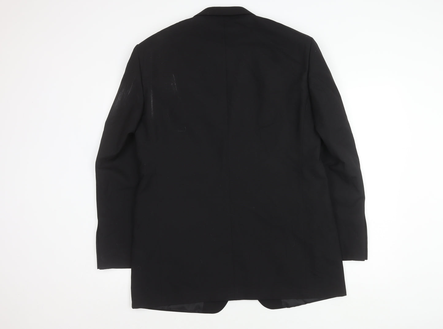 Marks and Spencer Men's Black Long Suit Jacket 42L