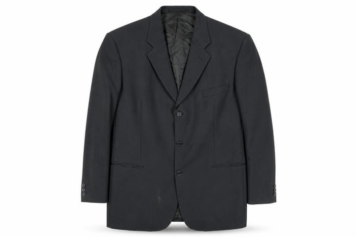 Front view of Marks & Spencer men’s green blazer medium