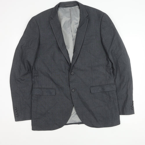 Next Men's Grey Regular Fit Blazer 42L