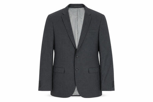 Front view of Next Men's Grey Regular Fit Blazer 42L