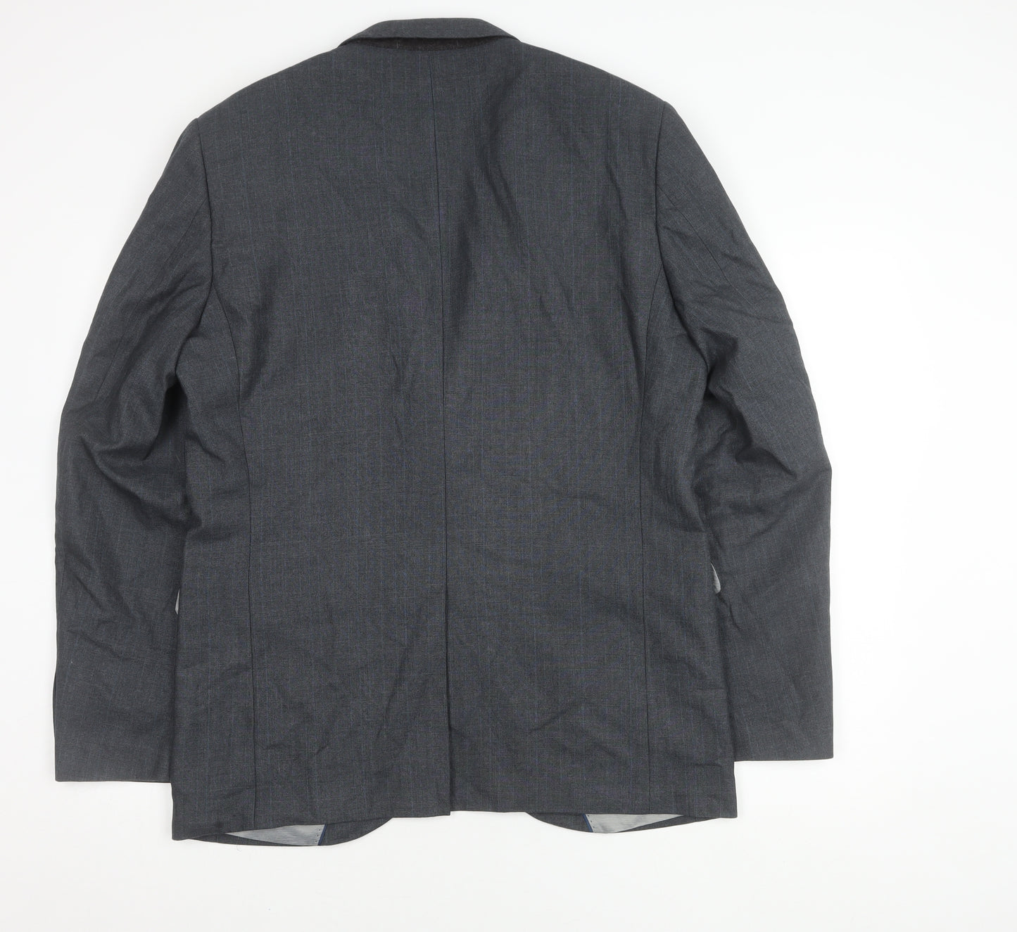 Next Men's Grey Regular Fit Blazer 42L