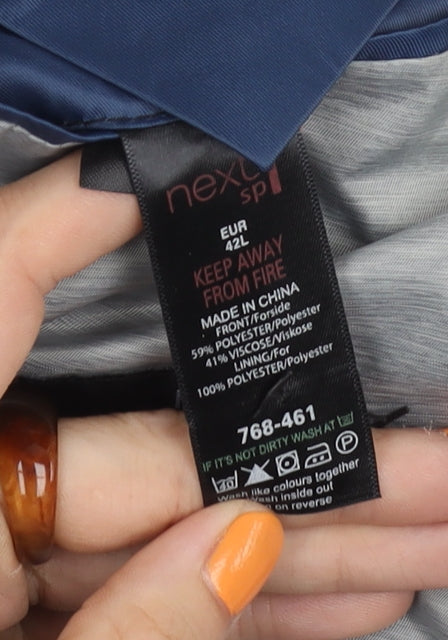 Next Men's Grey Regular Fit Blazer 42L