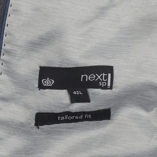 Next Men's Grey Regular Fit Blazer 42L