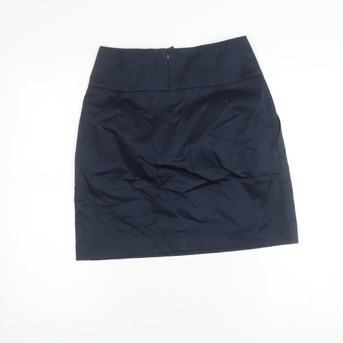 Marks and Spencer Women's Blue Pencil Skirt Size 10