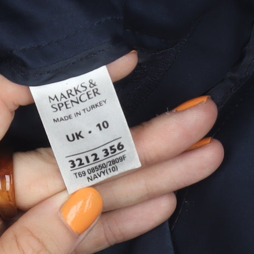 Marks and Spencer Women's Blue Pencil Skirt Size 10