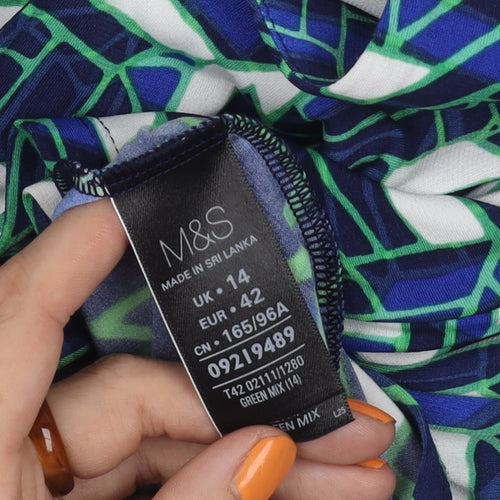 Marks and Spencer Multicoloured Geometric Dress