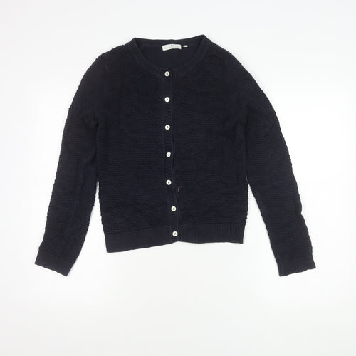 Delicate Love Women's Black Cardigan, M, Cotton Knit