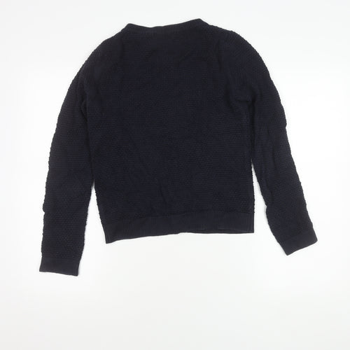 Delicate Love Women's Black Cardigan, M, Cotton Knit