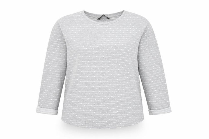 Debenhams Women's Grey Polka Dot Pullover Jumper Size 14