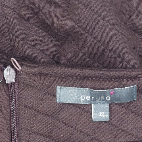 Marks and Spencer A-Line Brown Women's Skirt Size 12