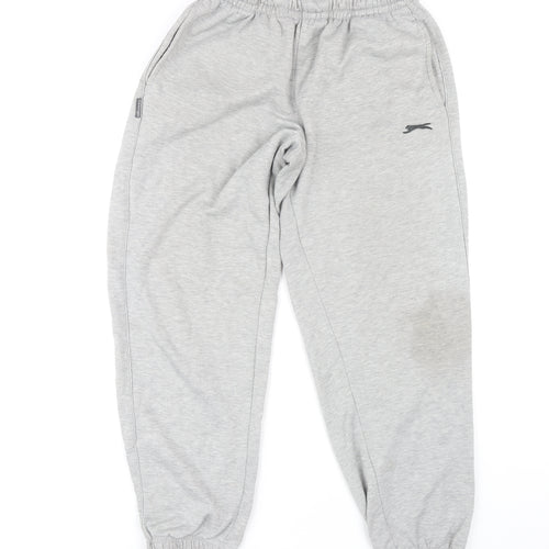 Slazenger Men's Grey Sweatpants L Casual Straight