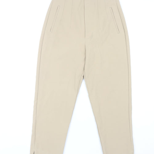 Stradivarius Women's Beige Trousers Size 10
