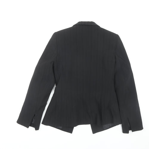 Bay Women's Black Blazer, Size 10, Pinstripe Suit Jacket