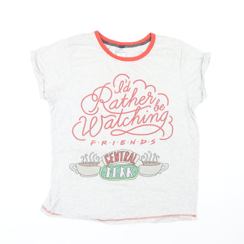 F.R.I.E.N.D.S Women's Grey Nightshirt T-Shirt Size 16