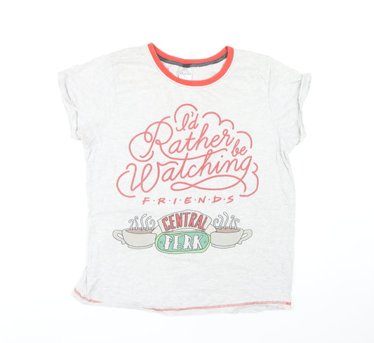 F.R.I.E.N.D.S Women's Grey Nightshirt T-Shirt Size 16