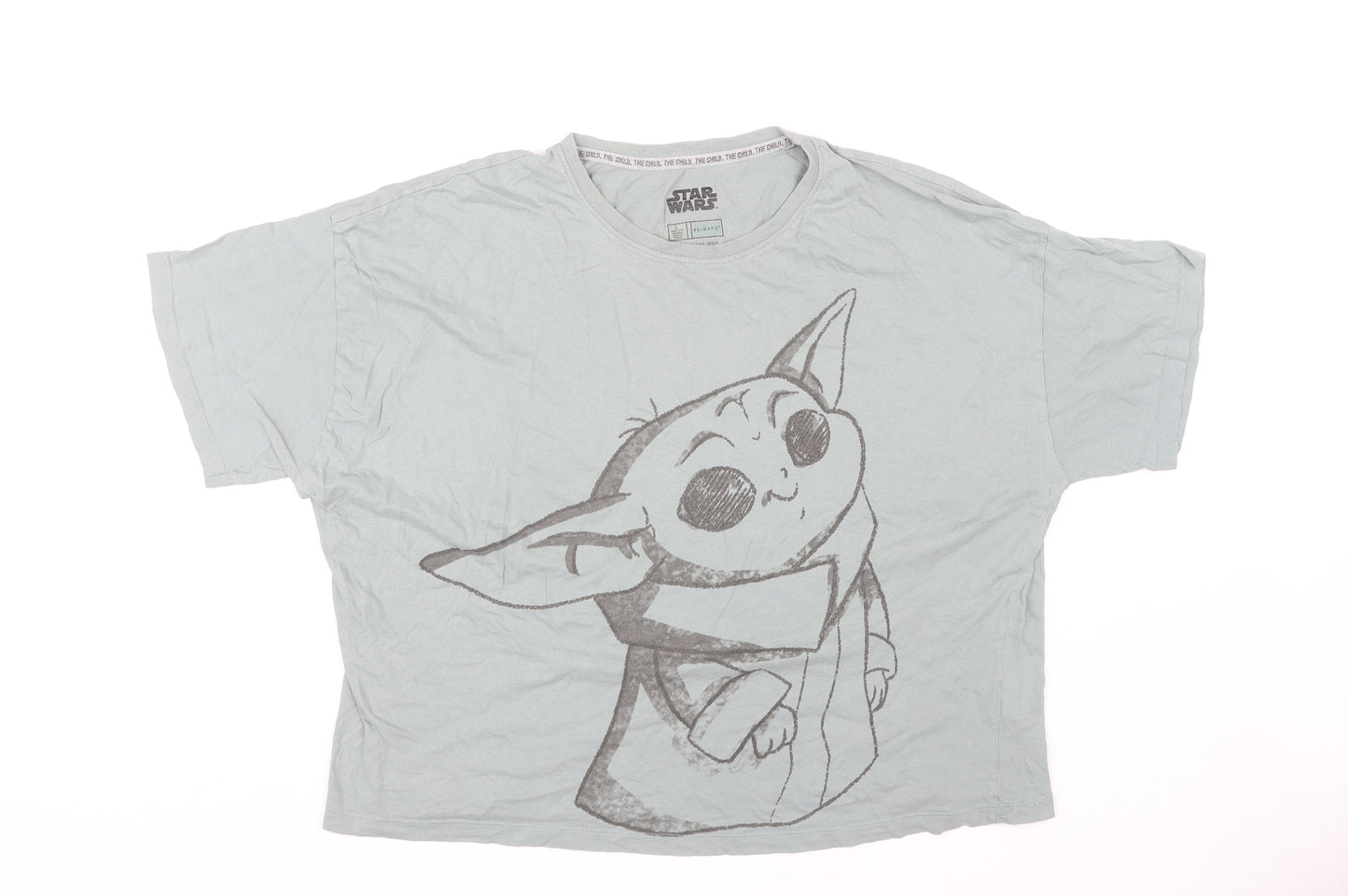 Primark Star Wars Women's Grey T-Shirt L