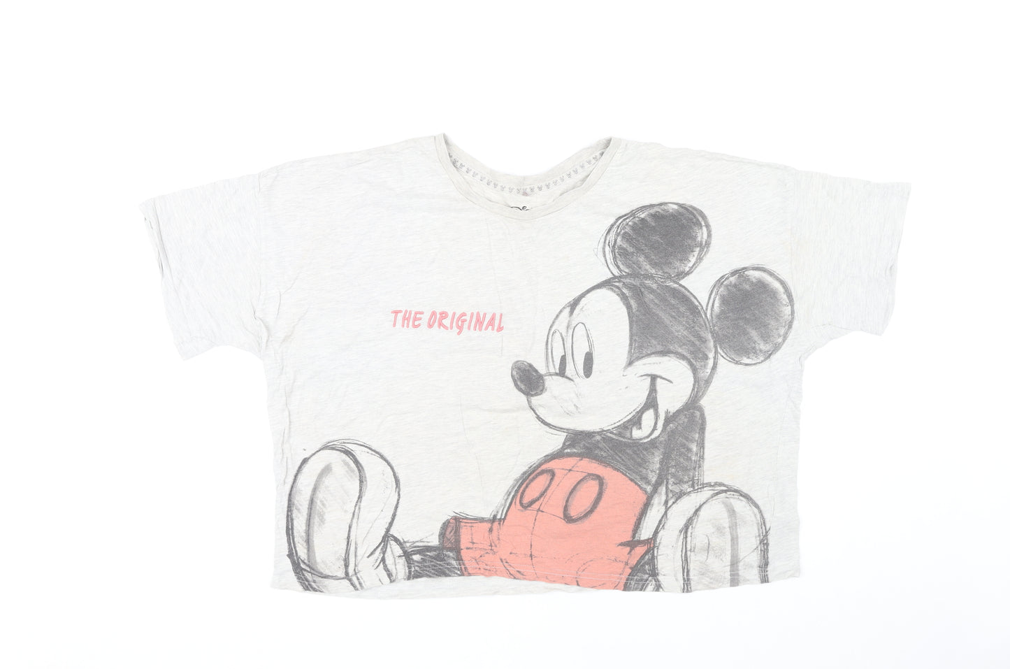 Disney Women's Mickey Mouse T-Shirt White L