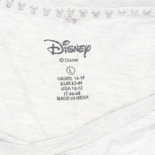 Disney Women's Mickey Mouse T-Shirt White L