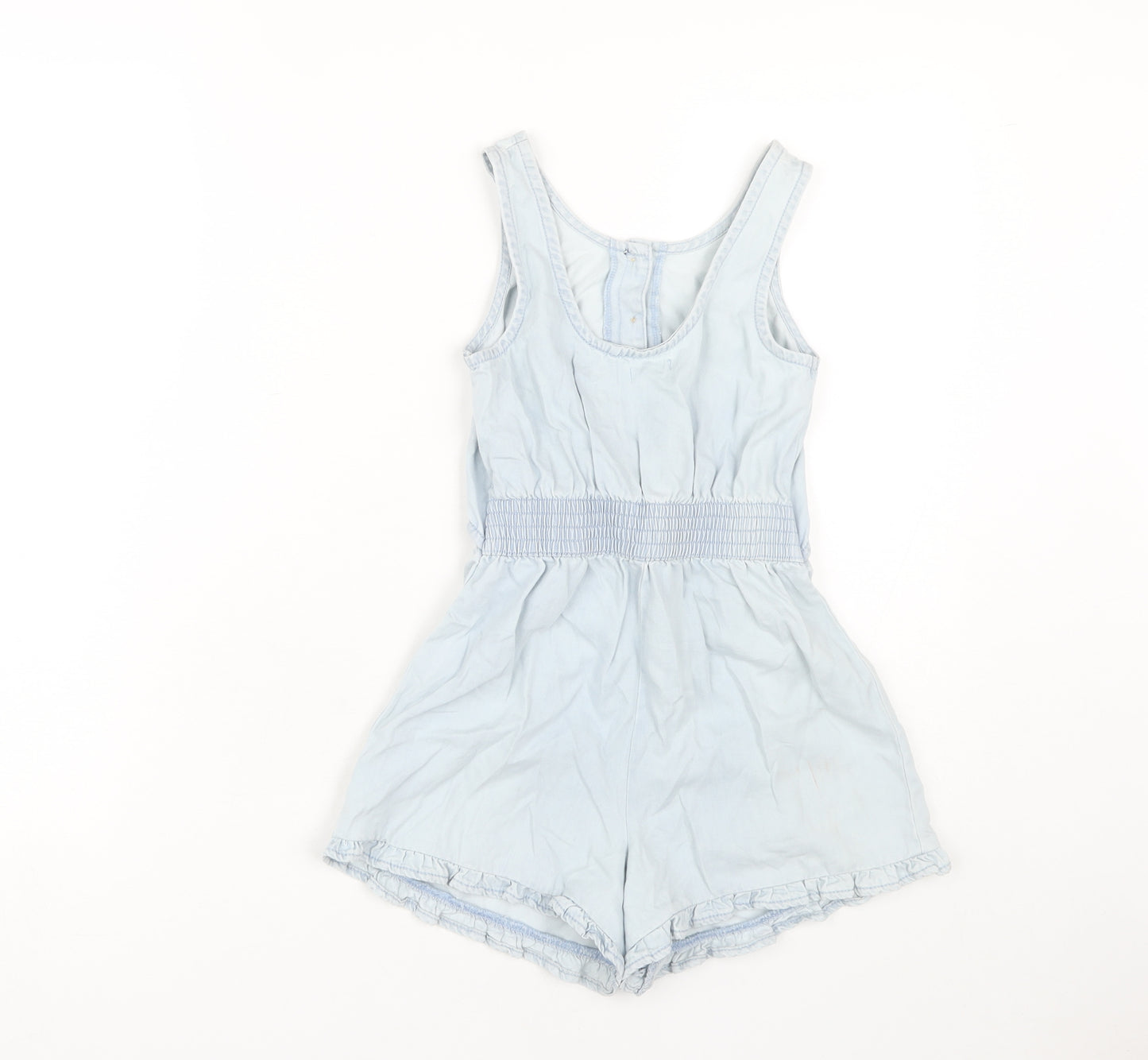 Next Girls Blue Playsuit, 6 Years, Sleeveless, Button Closure