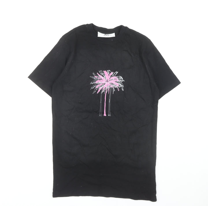 JK Attire Women's Black XS Cotton T-Shirt