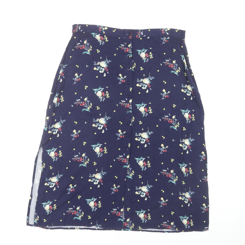 Oasis Women's Multicoloured Floral Skirt Size 14