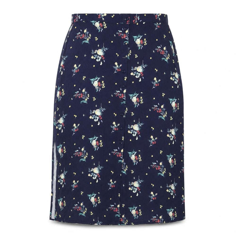 Front view of Oasis Women's Multicoloured Floral Skirt, size 14