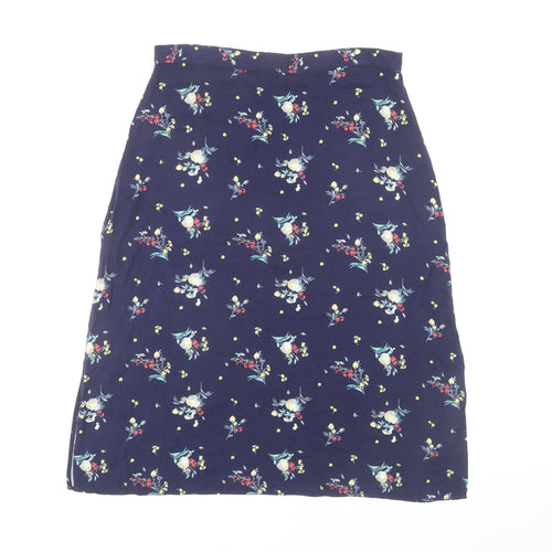 Oasis Women's Multicoloured Floral Skirt Size 14