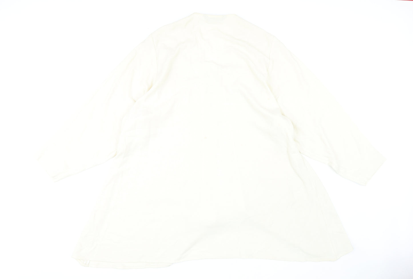 Julieann Heath Women's Ivory Long Coat