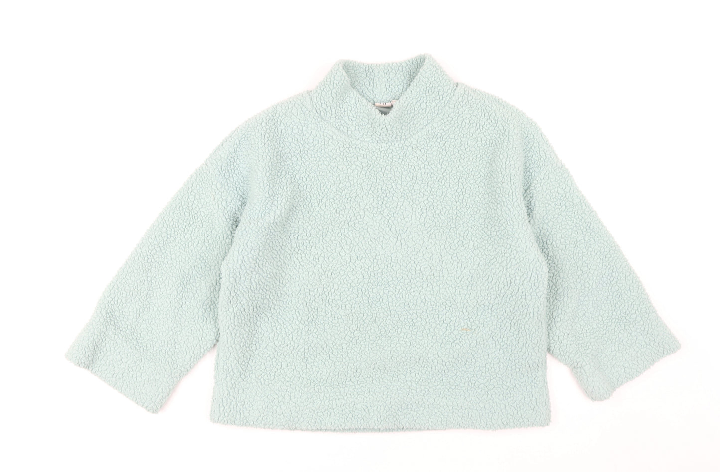 GAP Women's Blue Relaxed Fleece Sweatshirt S