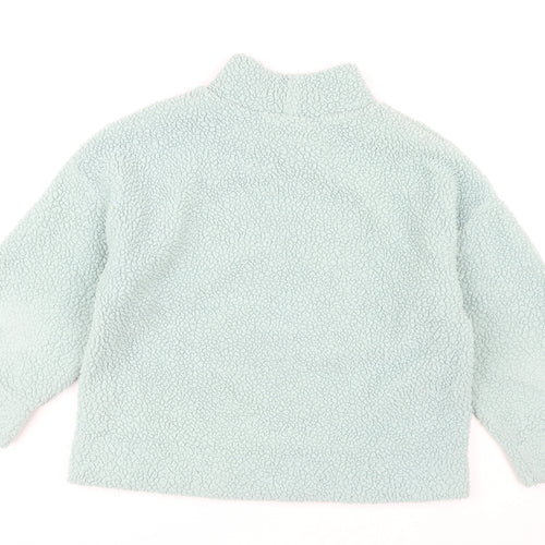 GAP Women's Blue Relaxed Fleece Sweatshirt S