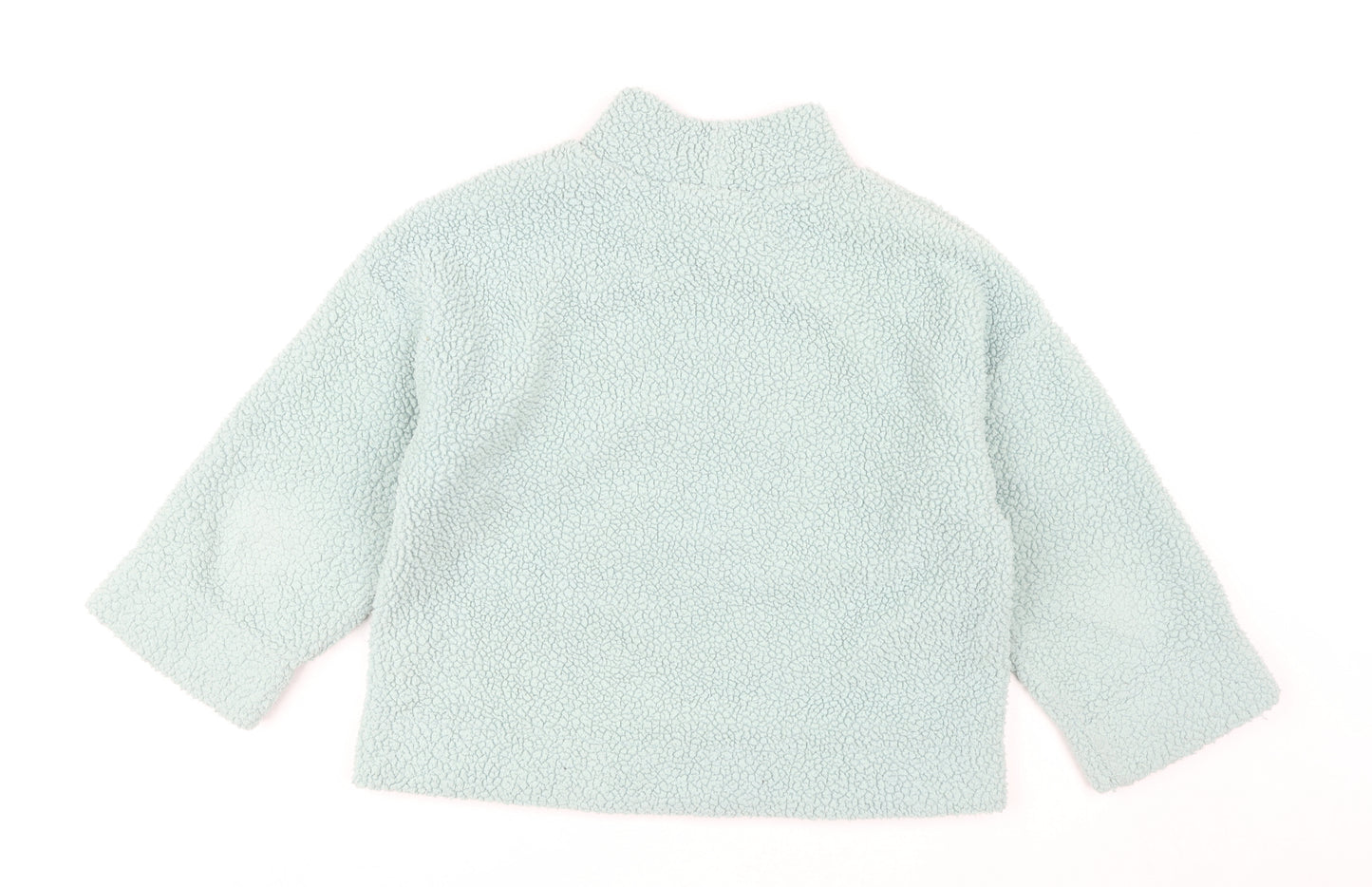 GAP Women's Blue Relaxed Fleece Sweatshirt S