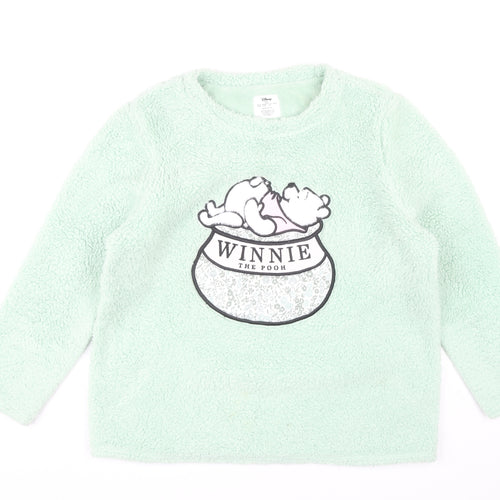 Disney Women Green Fleece Jumper Size 14-16