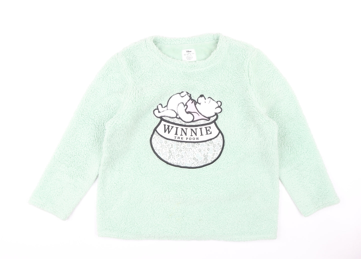 Disney Women Green Fleece Jumper Size 14-16