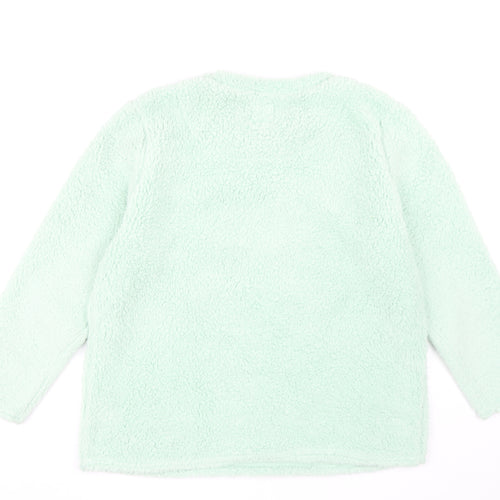 Disney Women Green Fleece Jumper Size 14-16