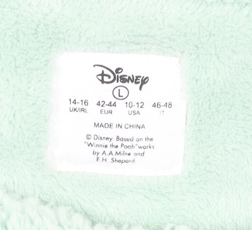 Disney Women Green Fleece Jumper Size 14-16