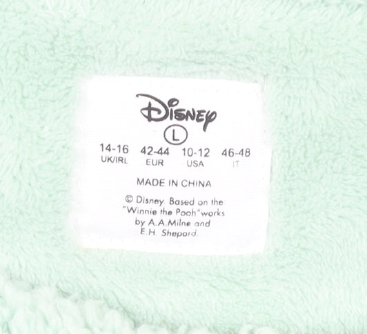 Disney Women Green Fleece Jumper Size 14-16