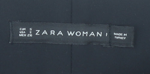 Zara Women Black Pencil Skirt Size 5 Cotton Blend