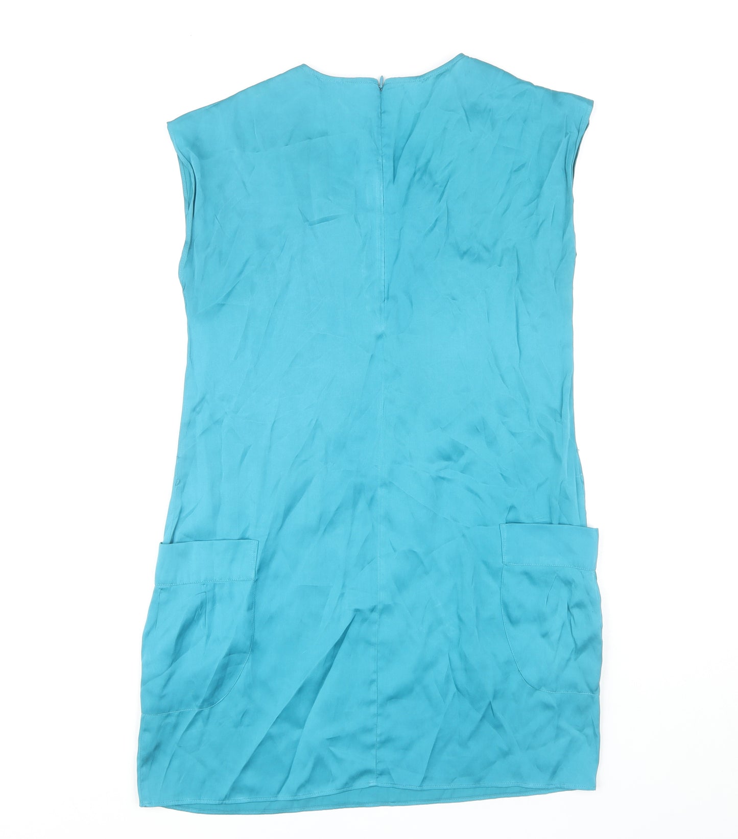 Marks and Spencer Women's Blue Shift Dress Size 10