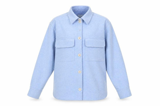Front view of H&M Men's Blue Basic Jacket XS Spring Casual