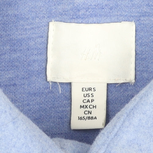 H&M Men's Blue Basic Jacket XS Spring Casual