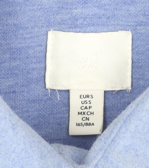 H&M Men's Blue Basic Jacket XS Spring Casual
