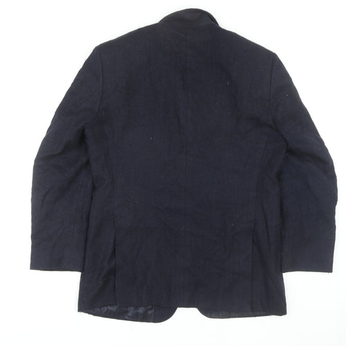 Odermark Men's Blue Wool Tweed Blazer 38R