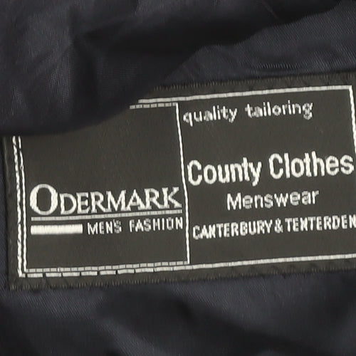 Odermark Men's Blue Wool Tweed Blazer 38R